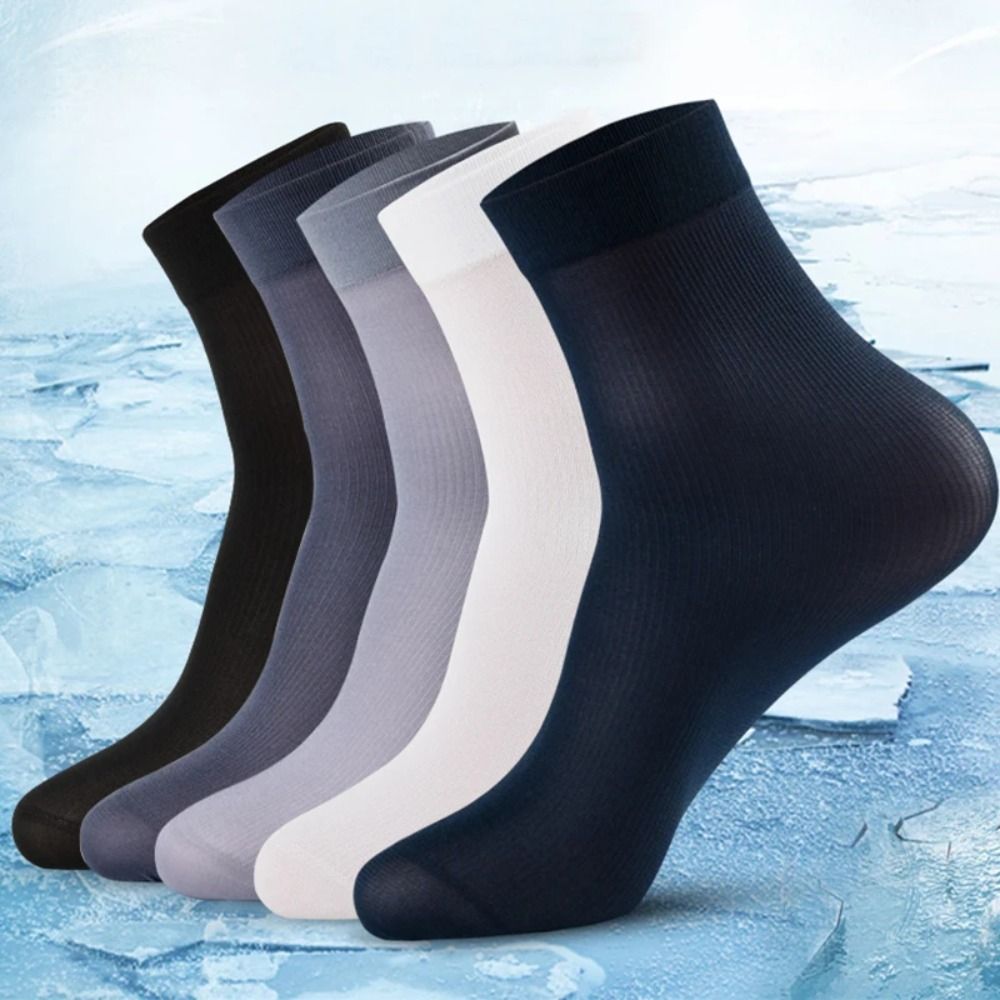 Silk Sock Bamboo - 10 أزواج من الجوارب الرجالية المصنوعة